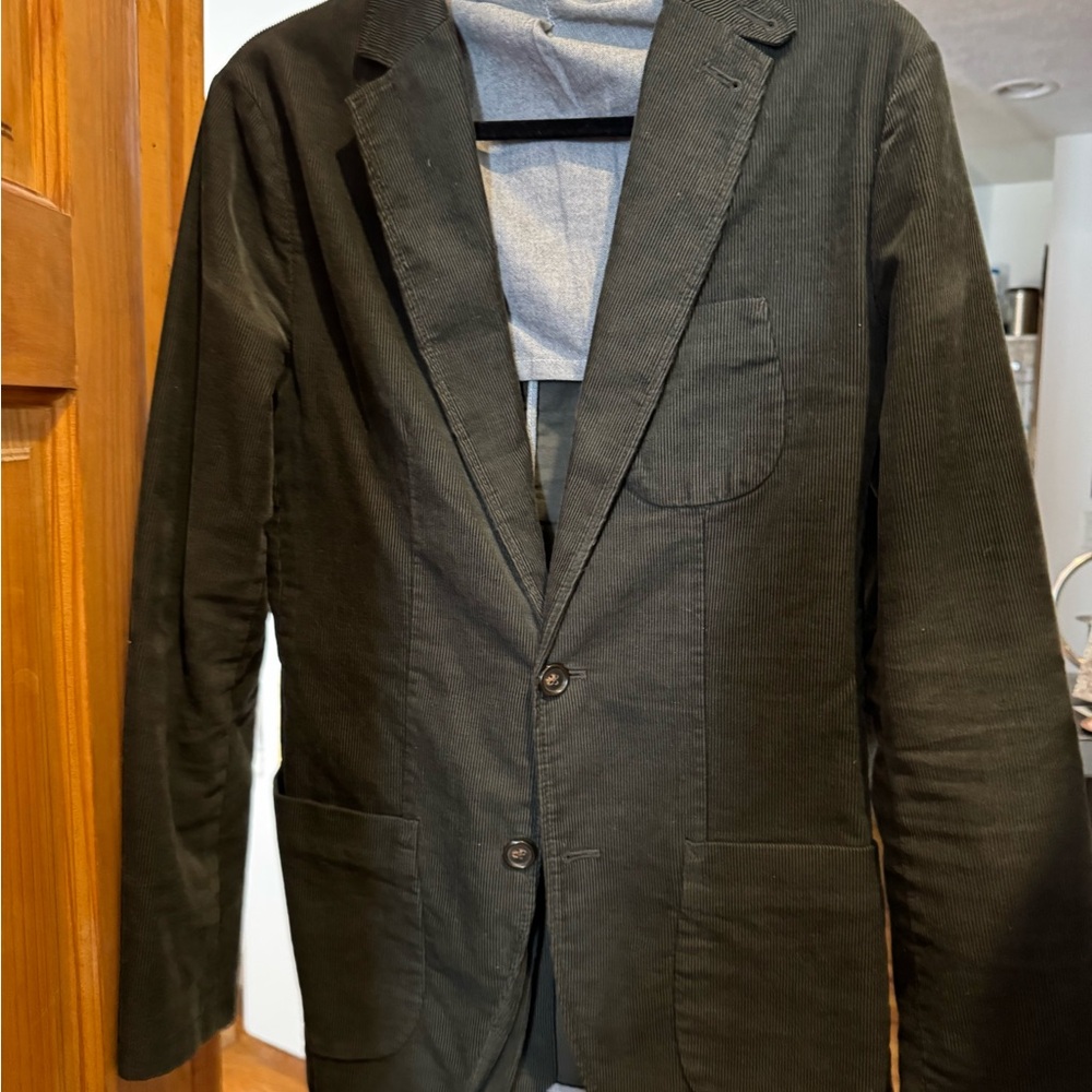 Club Monaco Dark Grey Corduroy Blazer